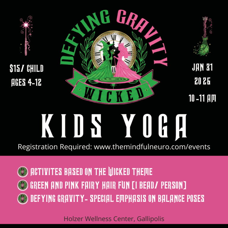 Wicked-themed kids yoga class